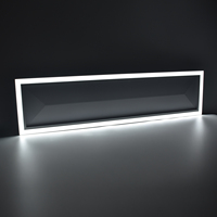 Lámpara de Techo Plana de Superficie Regulable de 300x1200 mm (1x4 pies), 5CCT, 40W, con Luz Nocturna para Cocina y Sala de Estar, Directo de Fábrica