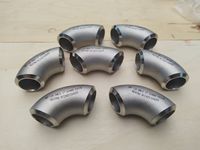 Coude de tuyauterie CZIT 45 et 90 degrés, raccord de tuyauterie en acier inoxydable 304 316, coude mâle égal rond miroir à diamètre égal