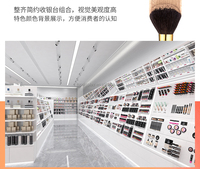 CHAIXIANG Beauty Store Maquillage Vanité Avec Miroir Éclairé Cosmétiques Boutique Décoration Présentoir Gondole Parfum Vitrine