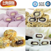 220V entièrement automatique trois couches de crème glacée Mochi faisant la machine