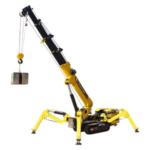 Telescopic Boom <span class=keywords><strong>Crawler</strong></span> <span class=keywords><strong>Crane</strong></span> 3ton DIESEL mọi địa hình Spider <span class=keywords><strong>Crane</strong></span> mạnh mẽ cao su theo dõi tối đa nâng 10m Spider <span class=keywords><strong>Crane</strong></span> - Product Image 2