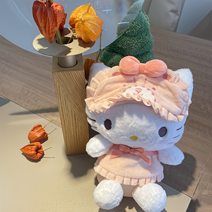 7,87 inch/20 cm Sanrio Hello Kitty interactieve spelpop - Luie stijl, geavanceerde zachte vulling, zacht knuffeldier, perfect cadeau - Product Image 4