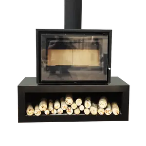 Factory price wood burning hanging indoor fireplace wood stoves fireplace inserts