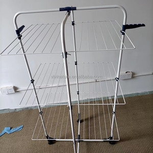 Séchoir à linge pliable pour intérieur, étendoir à linge, porte-vêtements, nouveau - Product Image 3