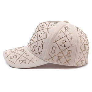 2025 Primavera Verano gorra de béisbol de moda con letras de diamantes de imitación gorra de protección solar de moda todo-fósforo red tentación roja nuevo <span class=keywords><strong>INS</strong></span> - Product Image 4