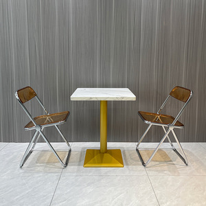 Ensemble table et chaises pour restauration rapide, snack, nouilles, barbecue, salon de thé, <span class=keywords><strong>café</strong></span>, usage commercial, économique, <span class=keywords><strong>en</strong></span> bois - Product Image 3