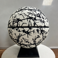 Ballon de basketball holographique lumineux à motif de branches, antidérapant, durable, pour adultes et étudiants, fabriqué en Chine