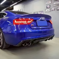 Lèvre de pare-chocs arrière en Fiber de carbone de haute qualité pour Audi 2012-2016 A5 S5 RG Style diffuseur arrière en Fiber de carbone