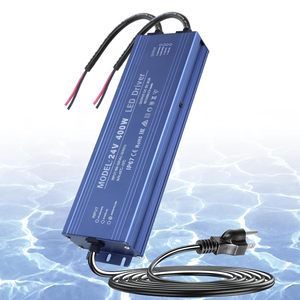 IP67ไดรเวอร์24V <span class=keywords><strong>400</strong></span> W LED กันน้ำหม้อแปลง LED บางเฉียบ110V AC ถึง24V DC 16.7A <span class=keywords><strong>400</strong></span>วัตต์เงียบโวลต์ต่ำ LED - Product Image 1
