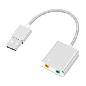 <span class=keywords><strong>Carte</strong></span> <span class=keywords><strong>son</strong></span> <span class=keywords><strong>externe</strong></span> USB casque 3D stéréo USB adaptateur Audio nouveau lecteur gratuit <span class=keywords><strong>carte</strong></span> <span class=keywords><strong>son</strong></span> haute vitesse pour <span class=keywords><strong>Mac</strong></span> OS Windows - Product Image 1