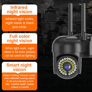 Kamera CCTV nirkabel cerdas dengan visi malam berwarna penuh, monitor jarak jauh jaringan rumah, kamera wifi dual-band 5G dengan 36 lampu luar ruangan. - Product Image 3