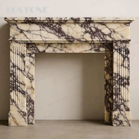 Tostone Cheminée en marbre naturel sur mesure entièrement personnalisable pour la décoration intérieure et extérieure de villas et de maisons de luxe