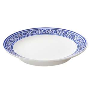 Assiettes en mélamine Xiangyuan, vaisselle créative en porcelaine bleue et blanche pour restaurants et hôtels, imitation commerciale - Product Image 5