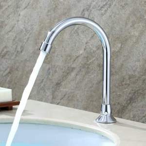 <span class=keywords><strong>Robinet</strong></span> médical à pédale sans contact en laiton chromé pour lavabo, à <span class=keywords><strong>eau</strong></span> <span class=keywords><strong>froide</strong></span> uniquement - Product Image 3