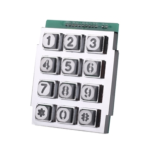 Teclado de retroiluminación LED numérico 3x4, teclados y teclados resistentes al vandalismo resistentes al agua - Product Image 5