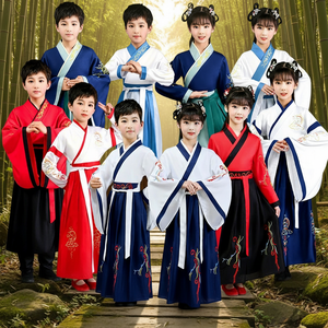 Disfraces Tradicionales Chinos para Niños y Niñas, Vestidos Hanfu Modernos, Trajes Tang para Bebés - Product Image 1