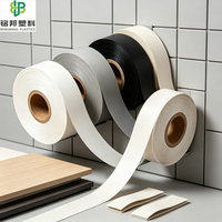 Bande de chant PVC en gros à faible coût, surface personnalisée pour la fabrication de meubles en gros volume