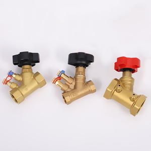 Manually Controlled Brass Static Regulating Balance <b>Valve</b> Digitally Locked Flow Regulating <b>Control</b> <b>Valve</b> - Product Image 1
