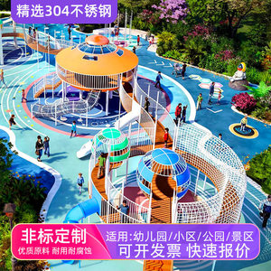 Parque de toboganes al aire libre, área escénica, equipo de entretenimiento, tobogán grande, equipo de diversión, tobogán infantil, expansión al aire libre - Product Image 2