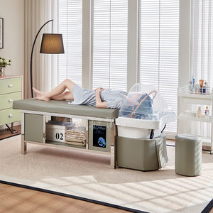 スパベッド多機能モダンビューティーサロンシンク水ハイドロセラピータイマッサージテーブルシャンプーボウルチェア洗髪ヘッド - Product Image 5