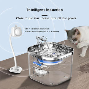 Tốt Bán Thép Không Gỉ Pet Nước Dispenser Tự Động Đài Phun Nước Cảm Biến Mèo Nước Dispenser Nhiệt Thông Minh - Product Image 2