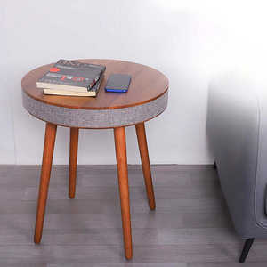 Smart WIFI Table Basse Audio Voix Mobile Téléphone APP Creative Table <span class=keywords><strong>Ronde</strong></span> Salon Sans Fil Charge Table Basse Haut-Parleur - Product Image 6