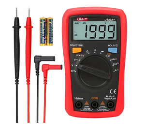UNI-T UT33A+ มัลติมิเตอร์ดิจิตอลขนาดพกพา ช่วงความจุ 1F-1mF ช่วงอัตโนมัติ กระแสไฟ 10A ความต้านทาน 200M รองรับแรงดันไฟฟ้า 600V - Product Image 4
