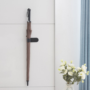 Yimijia Umbrella Hook Adhesive Wall Mount Holder For Home Bathroom <b>Car</b> Use Black Modern Design 10 Umbrellas Capacity - Product Image 4