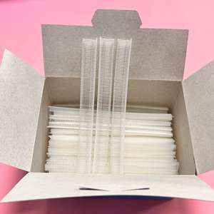Épingles en nylon plastique à extrémité en T de 5 mm, 7 mm, 100 pièces, fines, extensibles, pour étiquettes de vêtements, épingles en nylon extensibles - Product Image 1