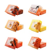 Savon solide artisanal à base de miel, citron, curcuma et quercétine