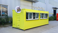 Restaurant préfabriqué portatif de conteneur d'atelier de conteneur/maisons mobiles restaurant minuscule moderne préfabriqué