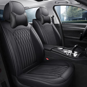 Coussin de siège de voiture universel Four Seasons à couverture complète Nouvelle housse de siège spéciale intérieure en cuir Nappa respirant - Product Image 2