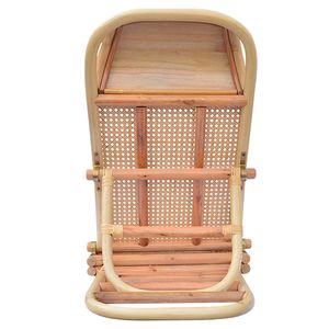 Lettino in Rattan stile California <span class=keywords><strong>Beach</strong></span>-ergonomico, pieghevole e ventilato-perfetto per tramonti Malibu e balconi urbani - Product Image 3