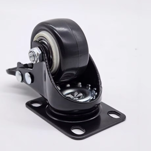 2-Zoll Schwerlast-PP-Schwenkrollen mit Feststellbremse für Einkaufswagen, Möbel und Werkbänke - Product Image 4