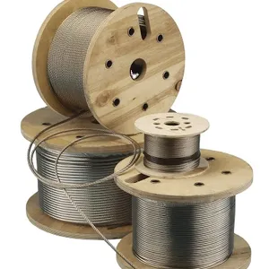 Direkt verkauf ab Werk, hergestellt in China Fabrik produktion Edelstahl-Drahtseil kabel 1mm 3mm 5mm 6mm 10mm