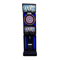 Nouvelle Machine de Fléchettes Électronique avec Écran Publicitaire, Équipement Sportif, Enregistrement des Scores, Jeu d'Arcade à Monnayeur en Métal
