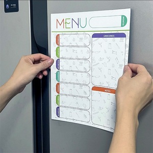 Magnetic Calendar Whiteboard Stick-On Fridge Sticker Promotional Refrigerator Message Board Magnet