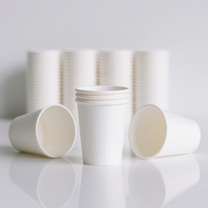 Gobelets <span class=keywords><strong>à</strong></span> café jetables en papier <span class=keywords><strong>à</strong></span> paroi simple <span class=keywords><strong>de</strong></span> 8/10/12/16 oz, gobelets pour boissons chaudes/froides, pour l'eau, le jus, le café ou le thé - Product Image 2