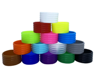 Anneau de fixation en silicone pour poignée de raquette de tennis, bande absorbante de sueur, boucle de protection pour raquettes de tennis et de pickleball
