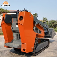Mini-chargeuse compacte LOGWAY 910 mm pour l'entretien des propriétés, opération en espaces étroits, support OEM/ODM