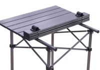 YILU Table et chaises pliantes pour l'extérieur en alliage d'aluminium Mobilier de camping Table et chaises de pique-nique pliables et portables avec 4 sièges