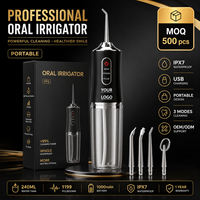 Irrigador Bucal Económico al por Mayor, Equipo Eléctrico Impermeable IPX7 para Limpieza Dental, Hilo Dental de Agua para el Hogar y Viajes