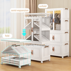 Guardaroba per bambini per bambini prezzi moderni set di disegni 2024 vestiti <span class=keywords><strong>armadio</strong></span> stand per bambini portatile durevole pieghevole camera al dettaglio - Product Image 4