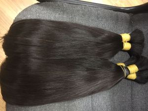 Cabello humano Natural de doble estiramiento, cutícula marrón alineada, virgen, sin químicos, vendedores de cabello humano de Vietnam - Product Image 5