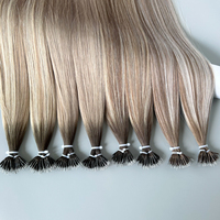 Lujosas extensiones de cabello humano real para peluquerías profesionales Nano Tips SDD Low MOQ Entrega rápida