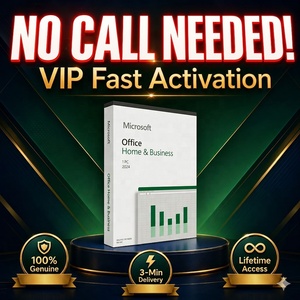 Clé d'activation rapide VIP authentique pour Office 2024 Famille <span class=keywords><strong>et</strong></span> Entreprise pour PC, pas de appel nécessaire, licence à vie pour 1 PC, livraison rapide en stock - Product Image 1