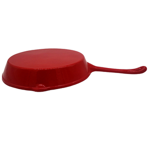 Customized Food-Grade Cast Iron <strong>Frying</strong> and <strong>Grill</strong> <strong>Pan</strong> with <strong>Enamel</strong> Coating <strong>Pans</strong> - Product Image 6