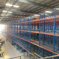 Plancher de Mezzanine en Acier Protegé Contre la Corrosion, Certifié CE Jracking, pour Entrepôt, Stockage en Hauteur