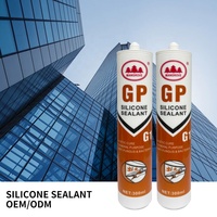 Scellant silicone acide transparent 300 ml pour fenêtres, décoration intérieure, salle de bain, étanche, construction