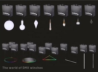 Orbisfly Éclairage de concert Programmable LED DMX Treuil Palan Led Éclairage cinétique Hauteur de levage De 3 à 18m